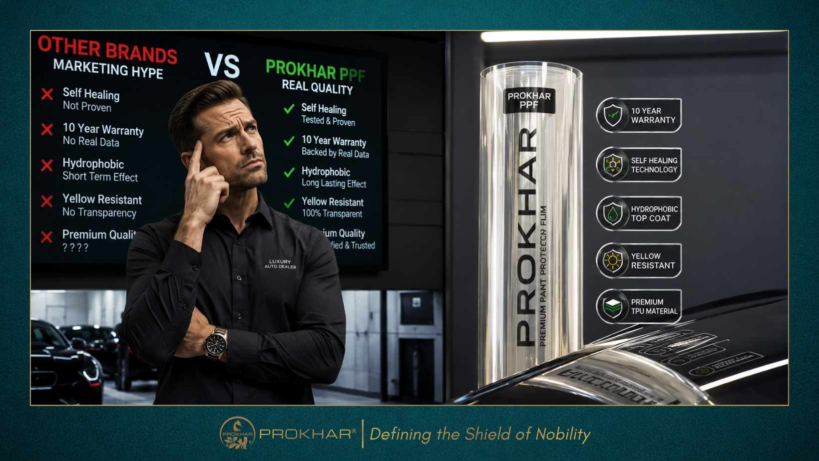 High quality PPF case studies - trusted paint protection film supplier PROKHAR real world performance