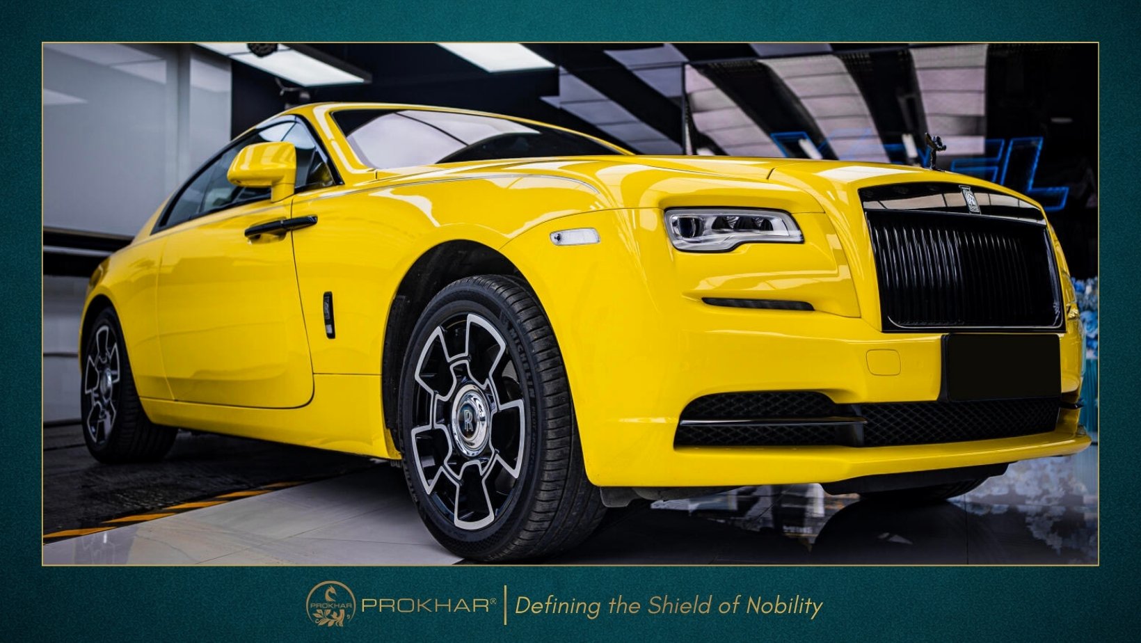 Rolls-Royce Wraith with PROKHAR Signature Series PPF, Premium Automotive Film Factory.
