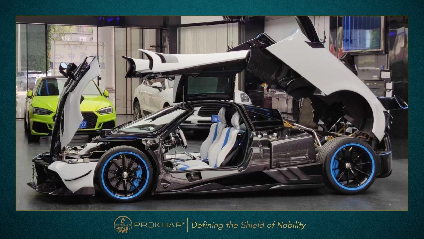 Pagani Huayra with PROKHAR CelestFlux Series PPF, Wholesale Premium Paint Protection Film.