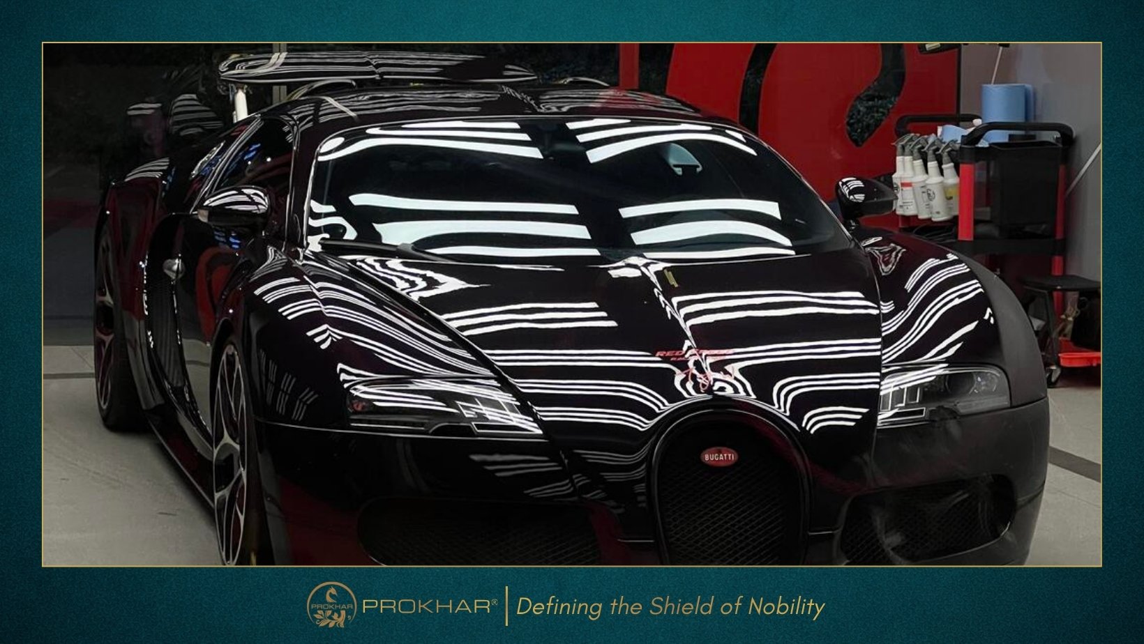 Bugatti Veyron protected by PROKHAR Royal Sovereign Series PPF, High-end PPF Manufacturer.