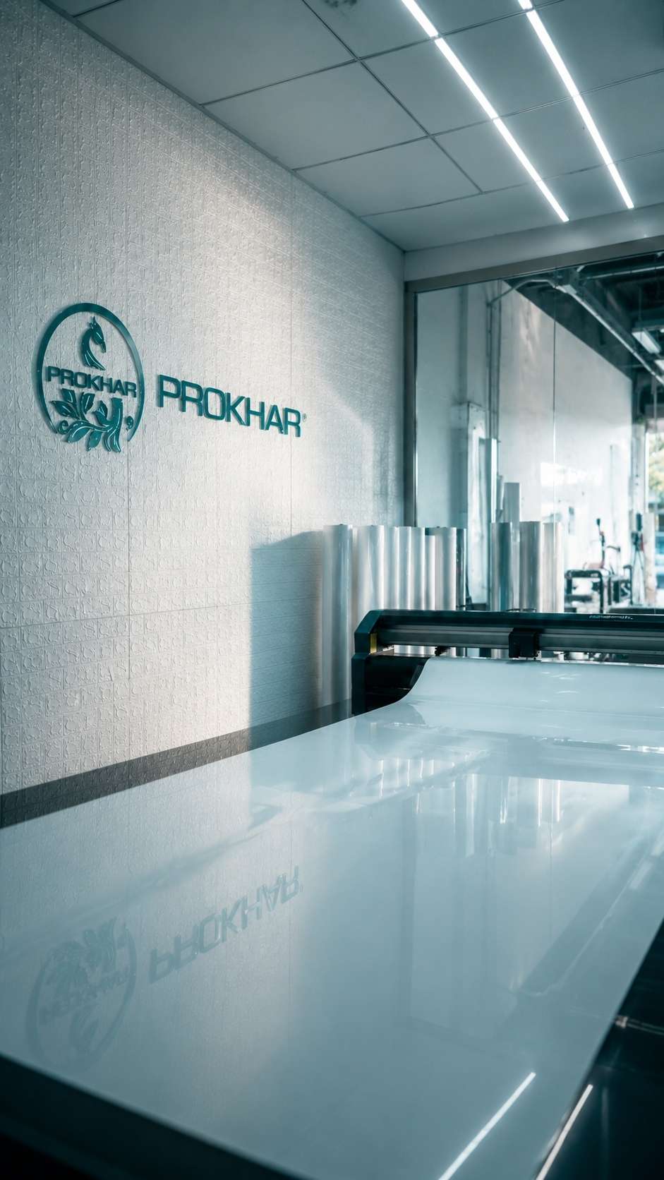 PROKHAR Precision Cutting Solutions: Automated Film Cutting Plotter for Automotive Pre-cut Software Support.