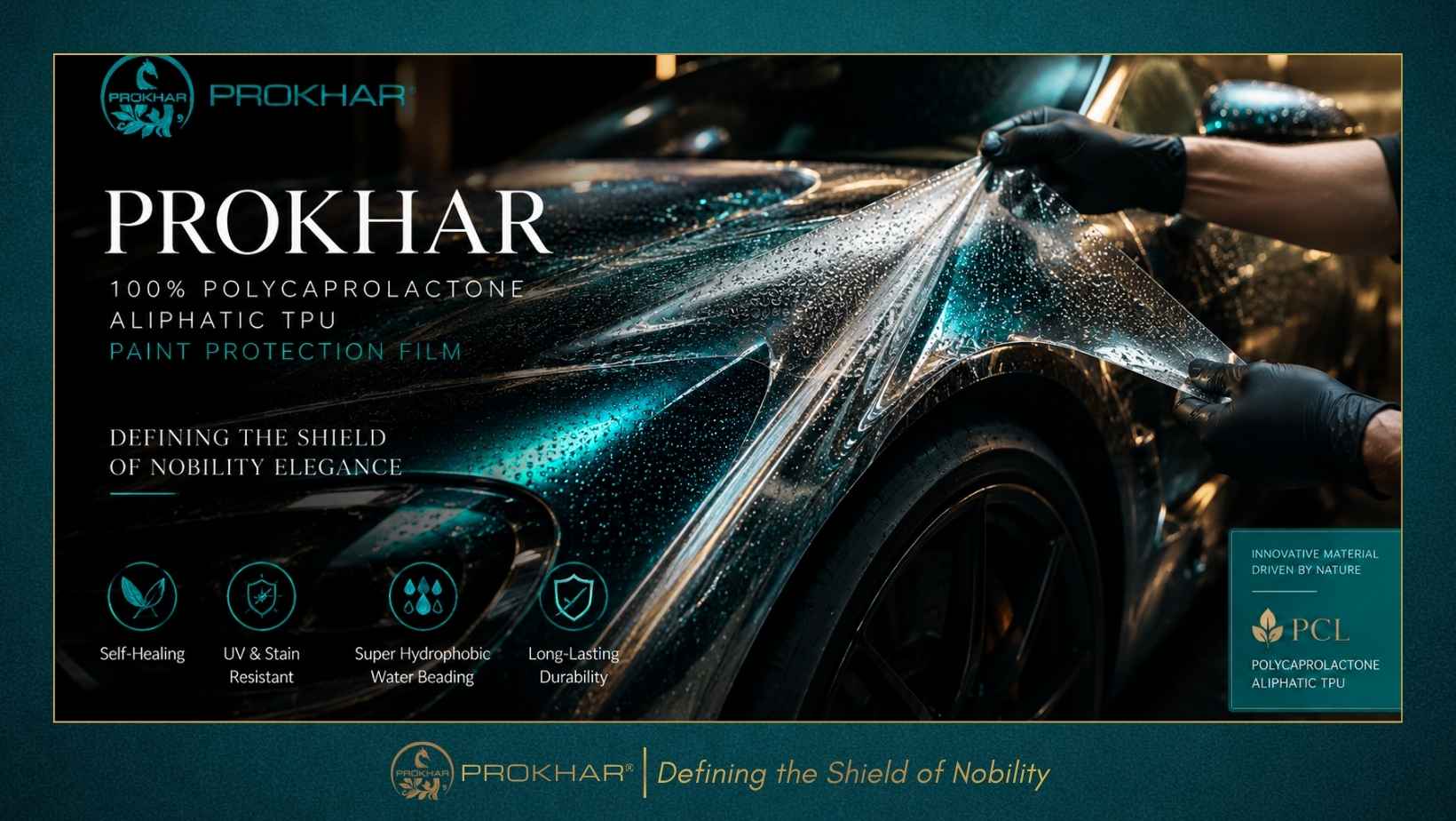 PROKHAR-polycaprolactone-TPU-paint-protection-film-pure-aliphatic-supply